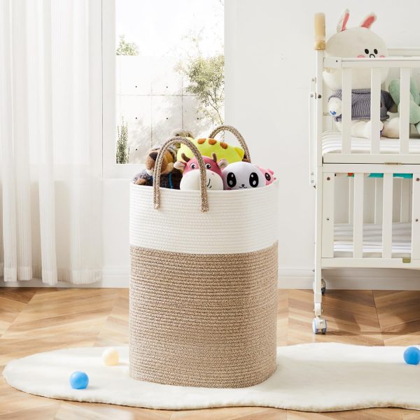 Cotton Rope Laundry Basket Artfeel Natural Design-5