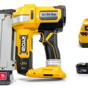 RYOBI Power Finish Stapler Yellow Compact Design-0