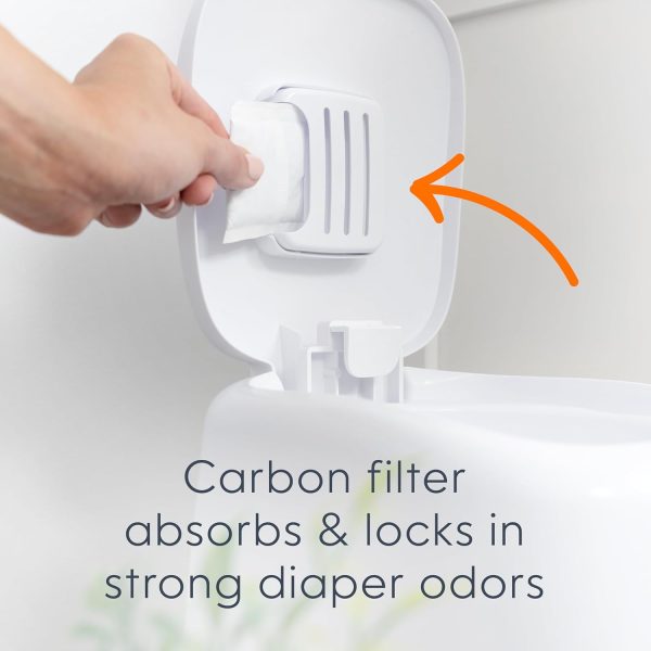 Diaper Genie Complete Pail White Odor Control-4