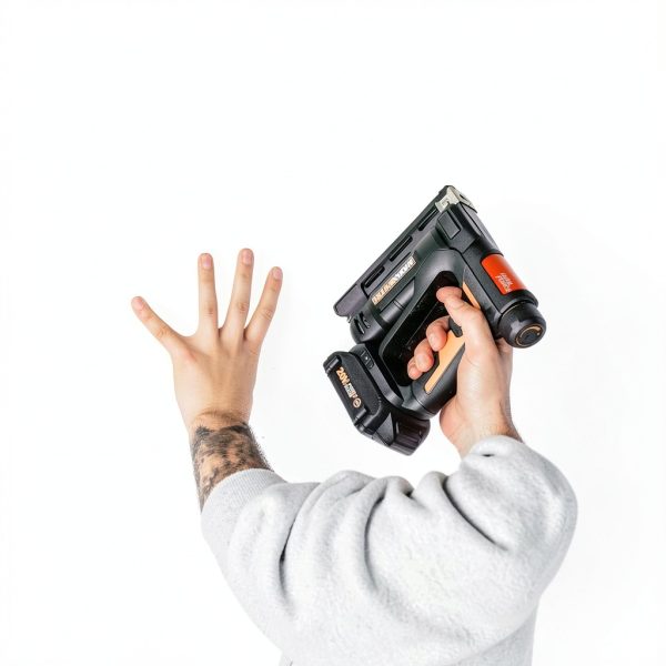 Worx 20V Cordless Crown Stapler Kit Battery Charger Included-7