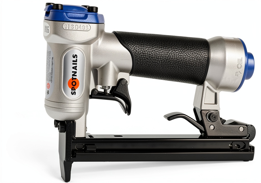 Spot Nails PS5016 power upholstery stapler in workshop