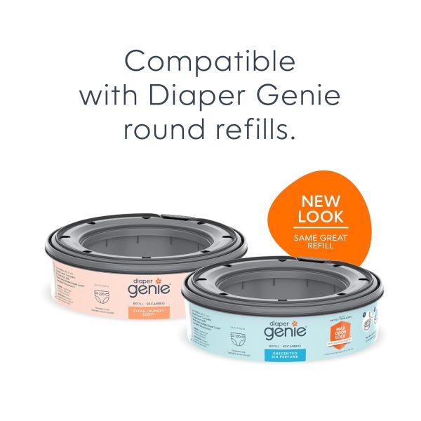 Diaper Genie Complete Pail White Odor Control-8