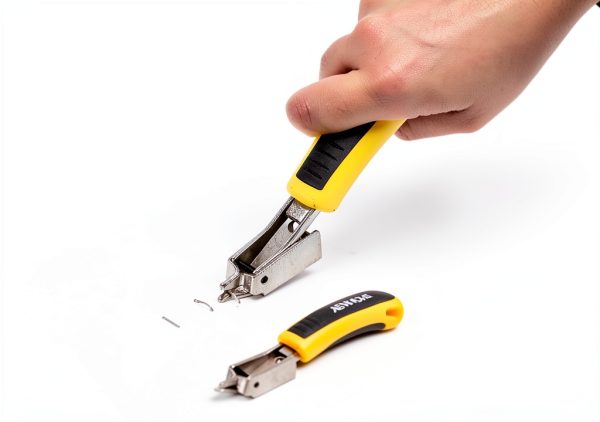YEAHOME Electric Staple Gun 2in1 Cordless Light-6