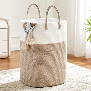 Cotton Rope Laundry Basket Artfeel Natural Design-0