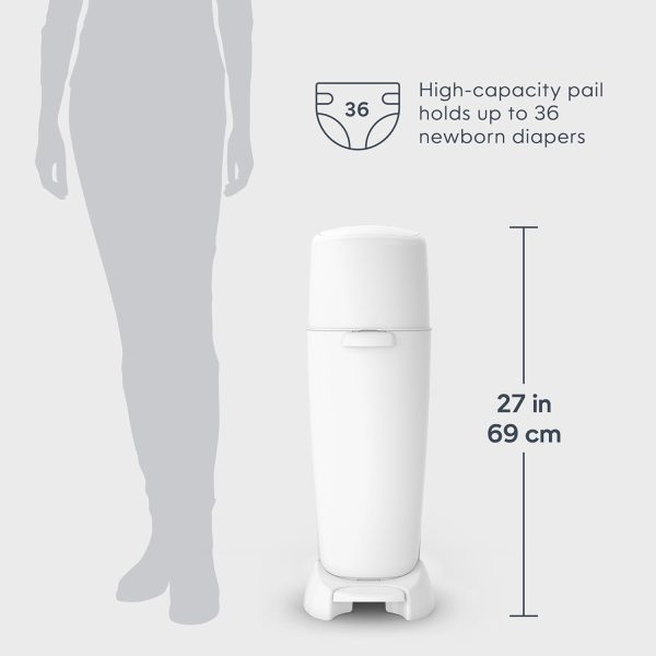 Diaper Genie Complete Pail White Odor Control-9