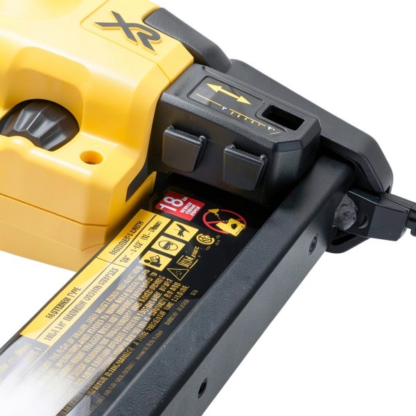 DEWALT 20V MAX Power Finish Stapler Yellow DCN681B-5