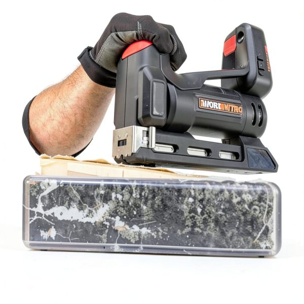 Worx 20V Cordless Crown Stapler Kit Battery Charger Included-3