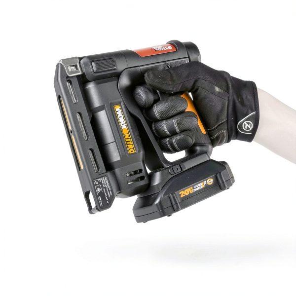 Worx 20V Cordless Crown Stapler Kit Battery Charger Included-2