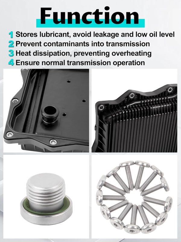 Pnktool Transmission Oil Pan XZ-265850 Gasket Kit for Dodge-4